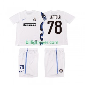 Billige Fotballdrakter Inter Milan VENTOLA 78 2010 2011 Barn Retro Bortedraktsett Kortermet